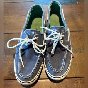 Sperry Women’s Navy Canvas Boat Shoes